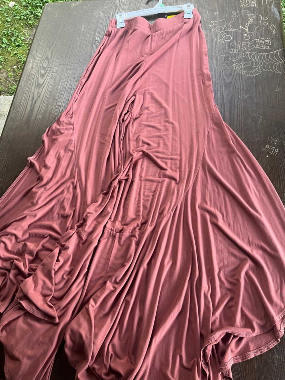 Rose Mauve Wide-Leg Palazzo Pants - Women's Comfortable Flow
